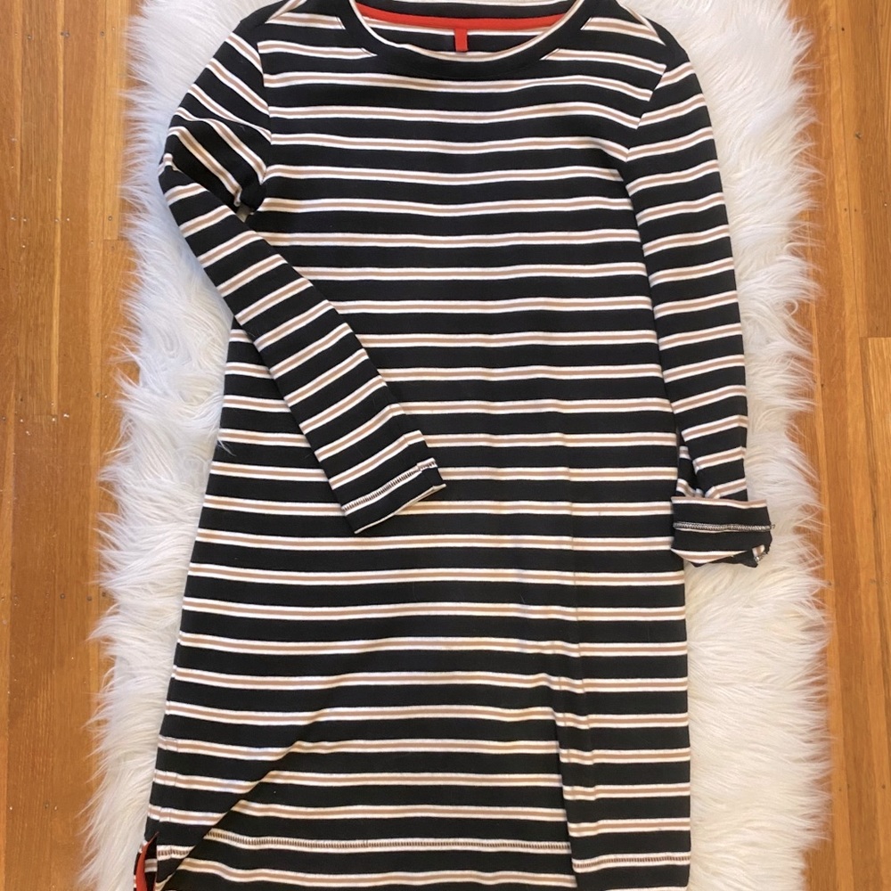 Neutral Lou & Grey striped dress